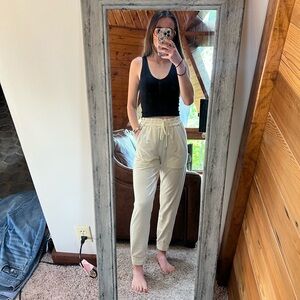 CALIA by Carrie Underwood Cream Drawstring Joggers